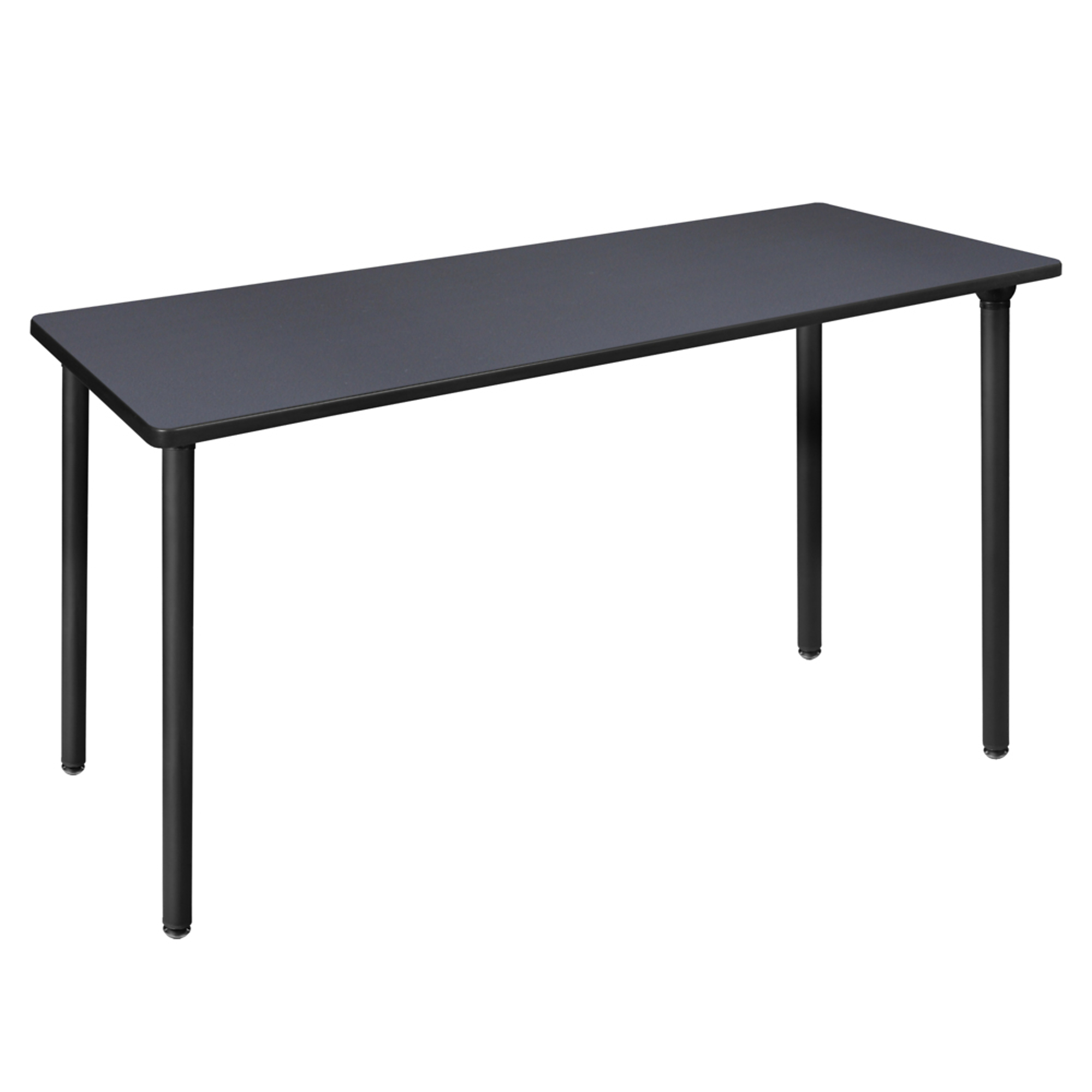 Regency Kee Folding Training Seminar Table — 66in. x 24in., Grey Top, Black Legs, Model# MTF6624GYBK